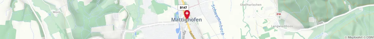 Kartendarstellung des Standorts für Apotheke Zum Kaiser Franz in 5230 Mattighofen